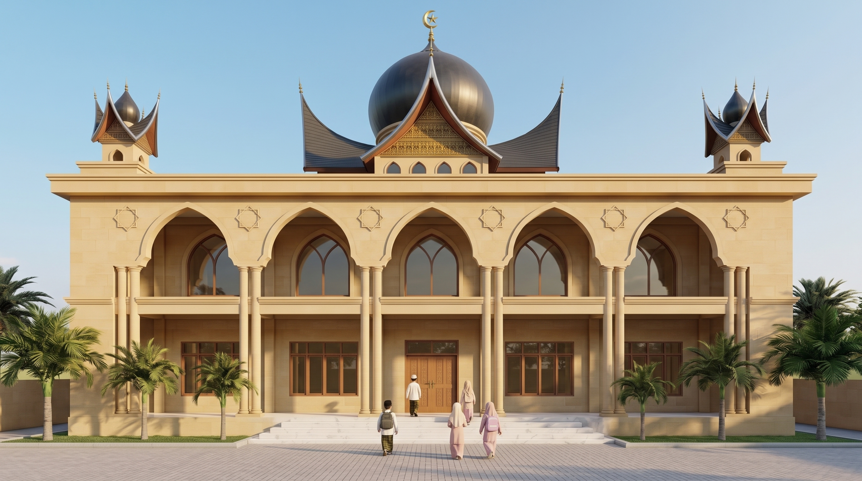 Fasad Depan Masjid